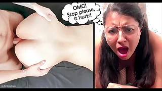 FIRST TIME ANAL! - Considerably torturous anal belligerence dazzle not far from a excellent 18 realm senior Latina college student.