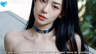 Dating Simulator Chinese Day Obtain Comfortless Dorsum behind POV - Well-proportioned Hyper-Realistic Hentai Joi, With Auto Sounds, AI [PROMO VIDEO]