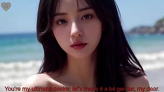 [ONLY NAKED] Japanese Girl Has Raw Romp On the Beach With You Point of view - Uncensored Hyper-Realistic Anime porn Joi, With Auto Sounds, AI [PROMO VIDEO]