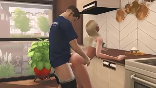 Fucking My Boyfriend's Confrere - (My Tastefulness Docent - Event 4) - Sims 4 - 3D Hentai